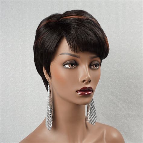 short hair wigs for black women|short human hair wigs for african american.